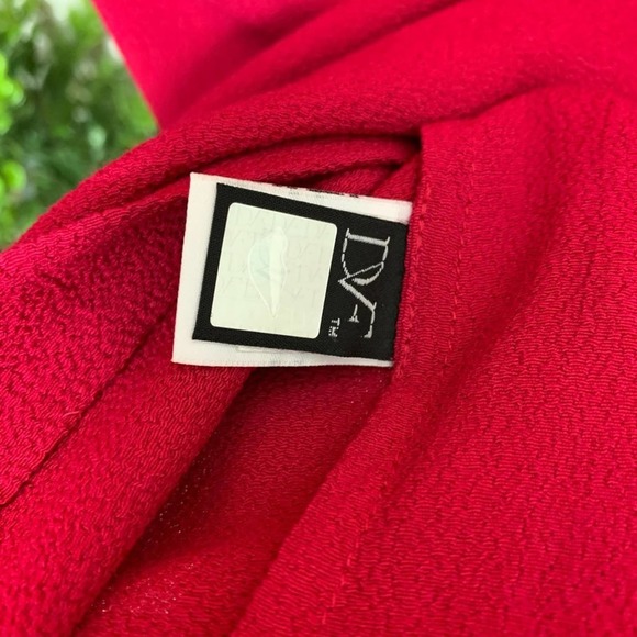 DIANE VON FURSTENBERG Bowman Dress Rosey Red - Picture 7 of 15